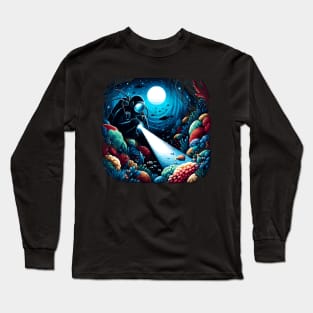 Mystical Night Dives Trip - Scuba Diving Long Sleeve T-Shirt